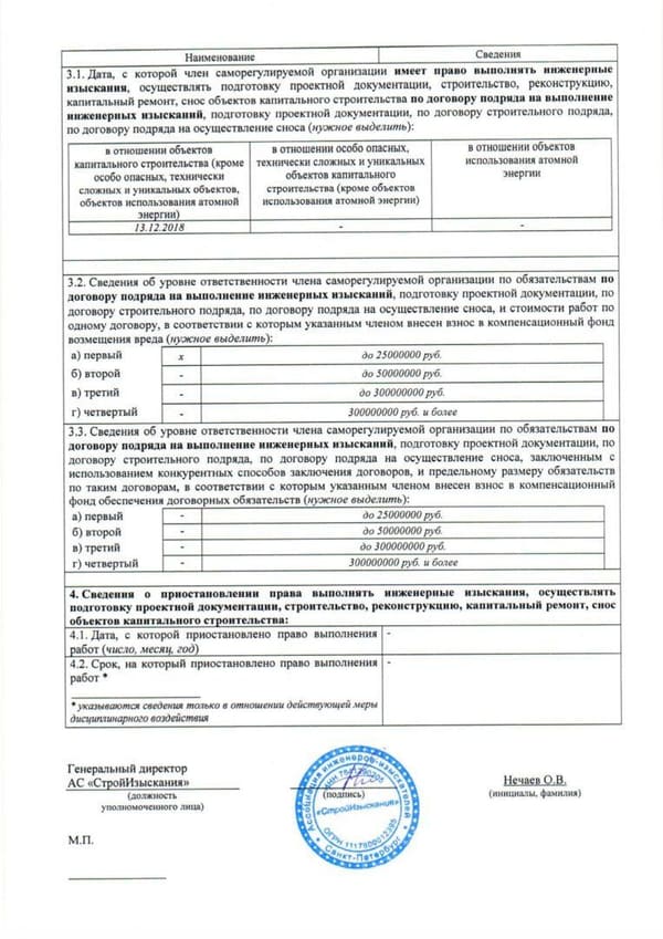 Выписка из реестра строительного СРО 2019, стр. 2